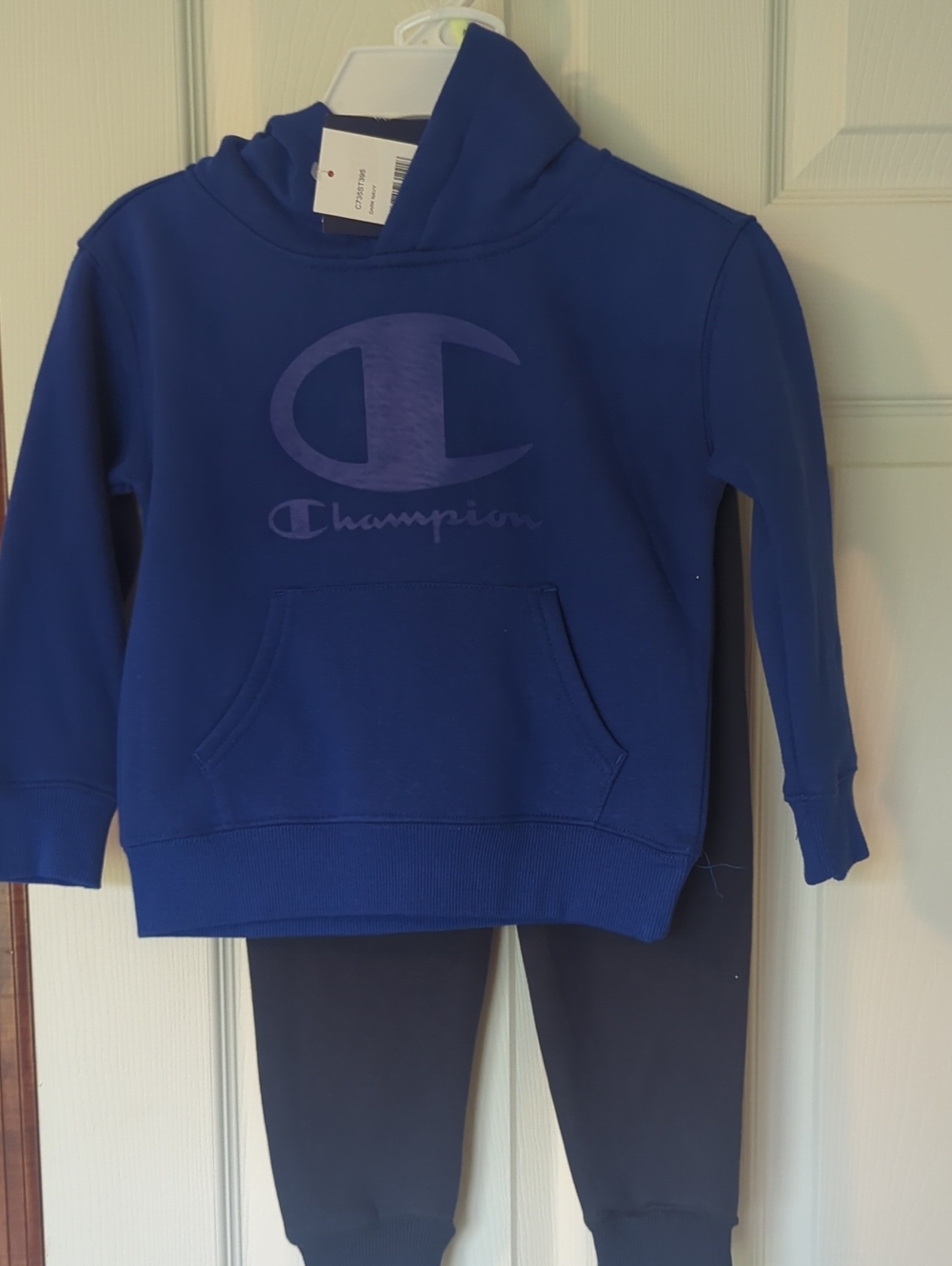 Champion Kids Royal Blue Hoodie and Jogger Set